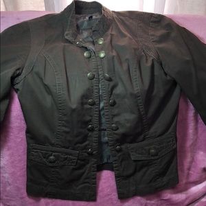 Brown military style jacket